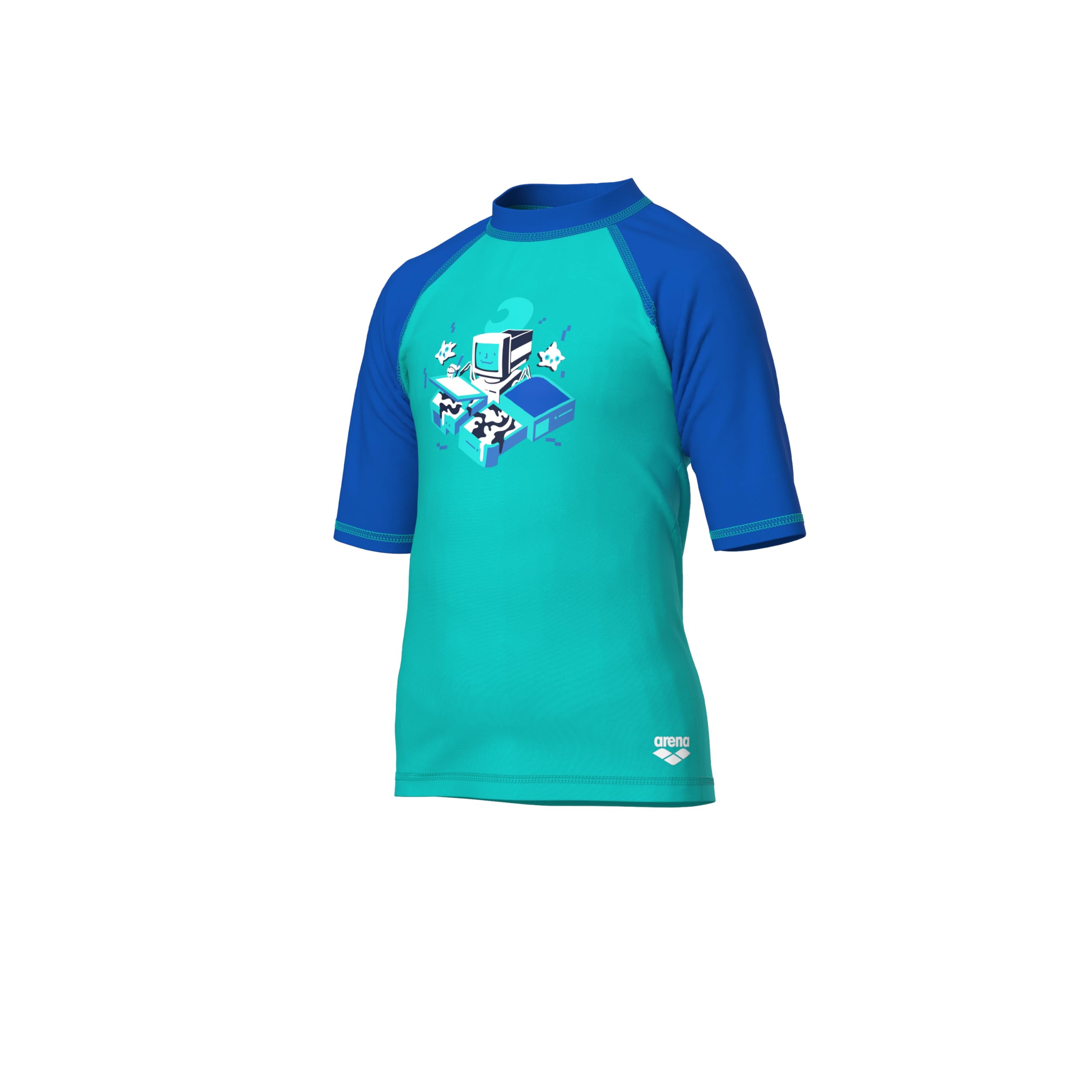 ARENA Friends Unisex Kids Sun Protection Shirt Short Sleeves Soft Swim Tee UV Sun Protection UPF 40+ for Pool Beach Swimming - Image 3