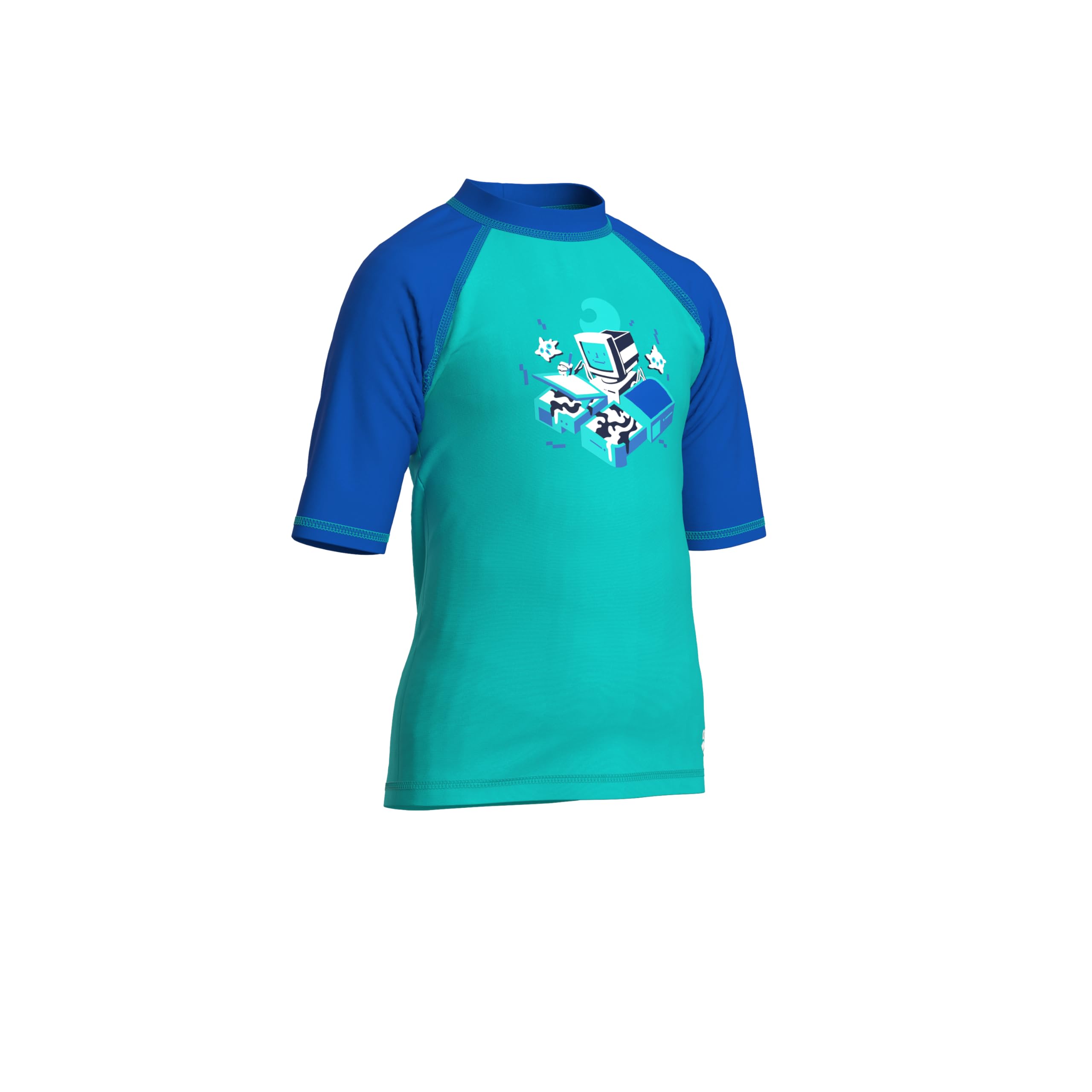 ARENA Friends Unisex Kids Sun Protection Shirt Short Sleeves Soft Swim Tee UV Sun Protection UPF 40+ for Pool Beach Swimming - Image 4