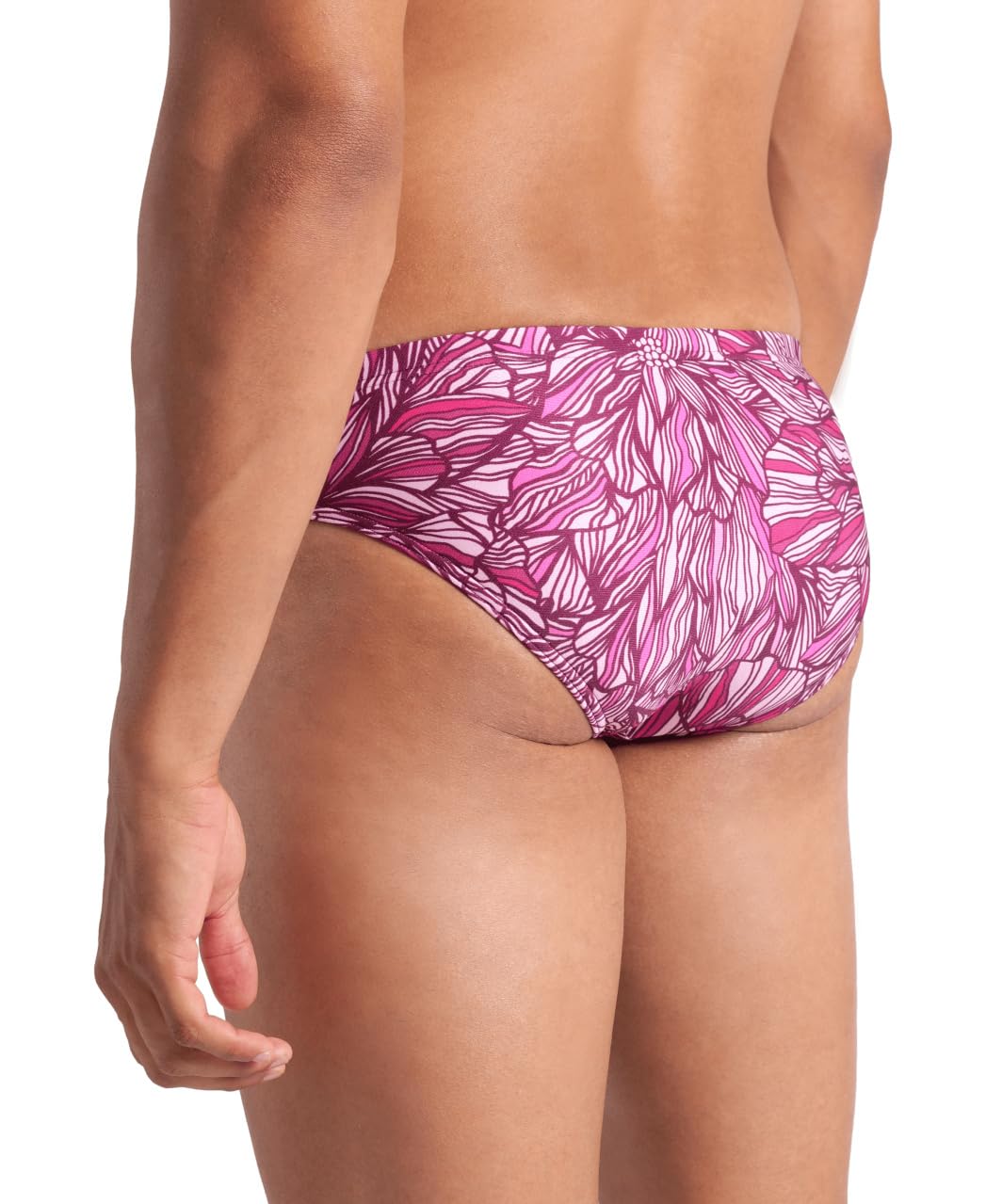ARENA Men's Performance Breast Cancer Awareness Collection Pink Dahlia Swim Briefs - Image 5