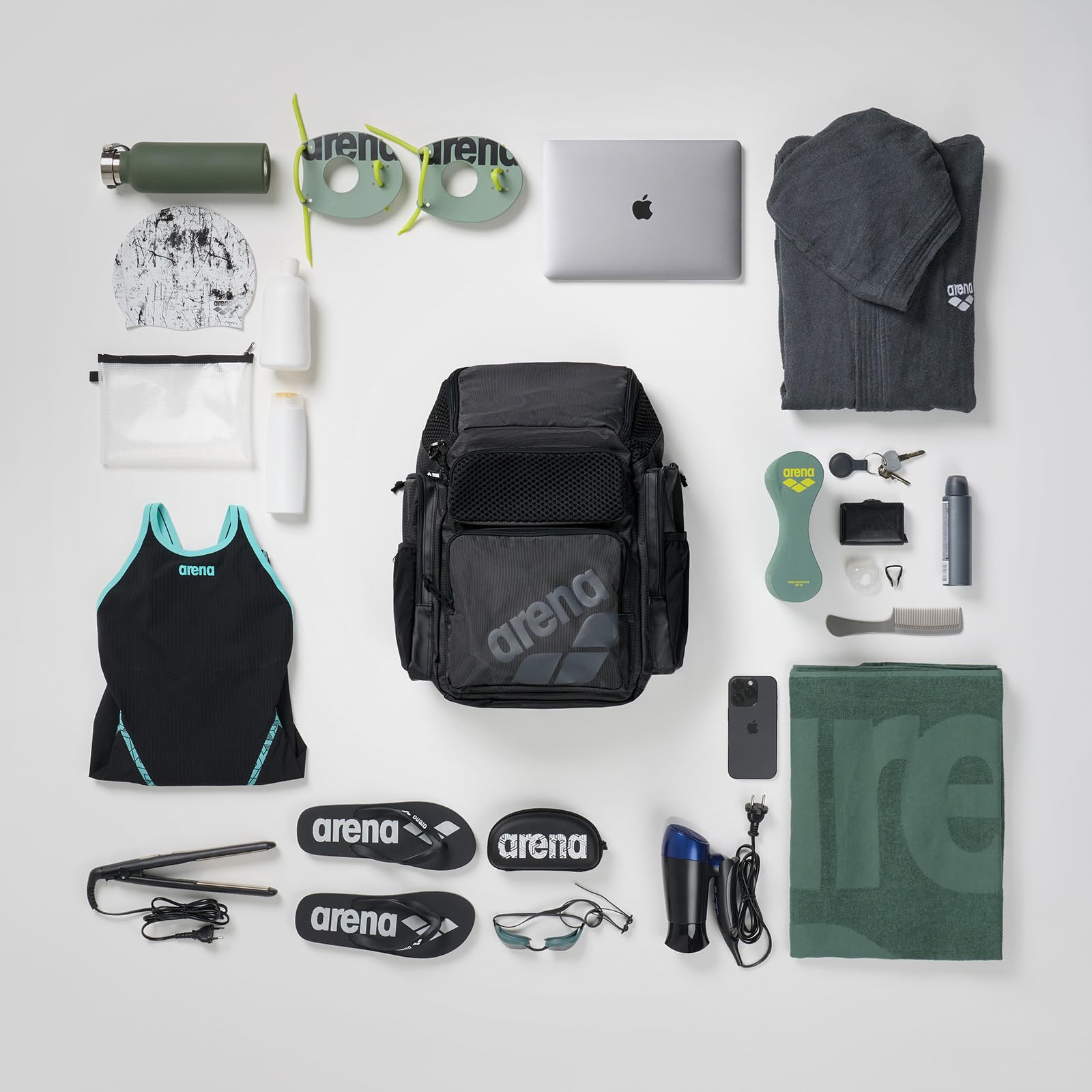 ARENA One Go Backpack 45 Liters Swimmer Athlete Daypack Large Size Equipment Swim Bag - Image 5