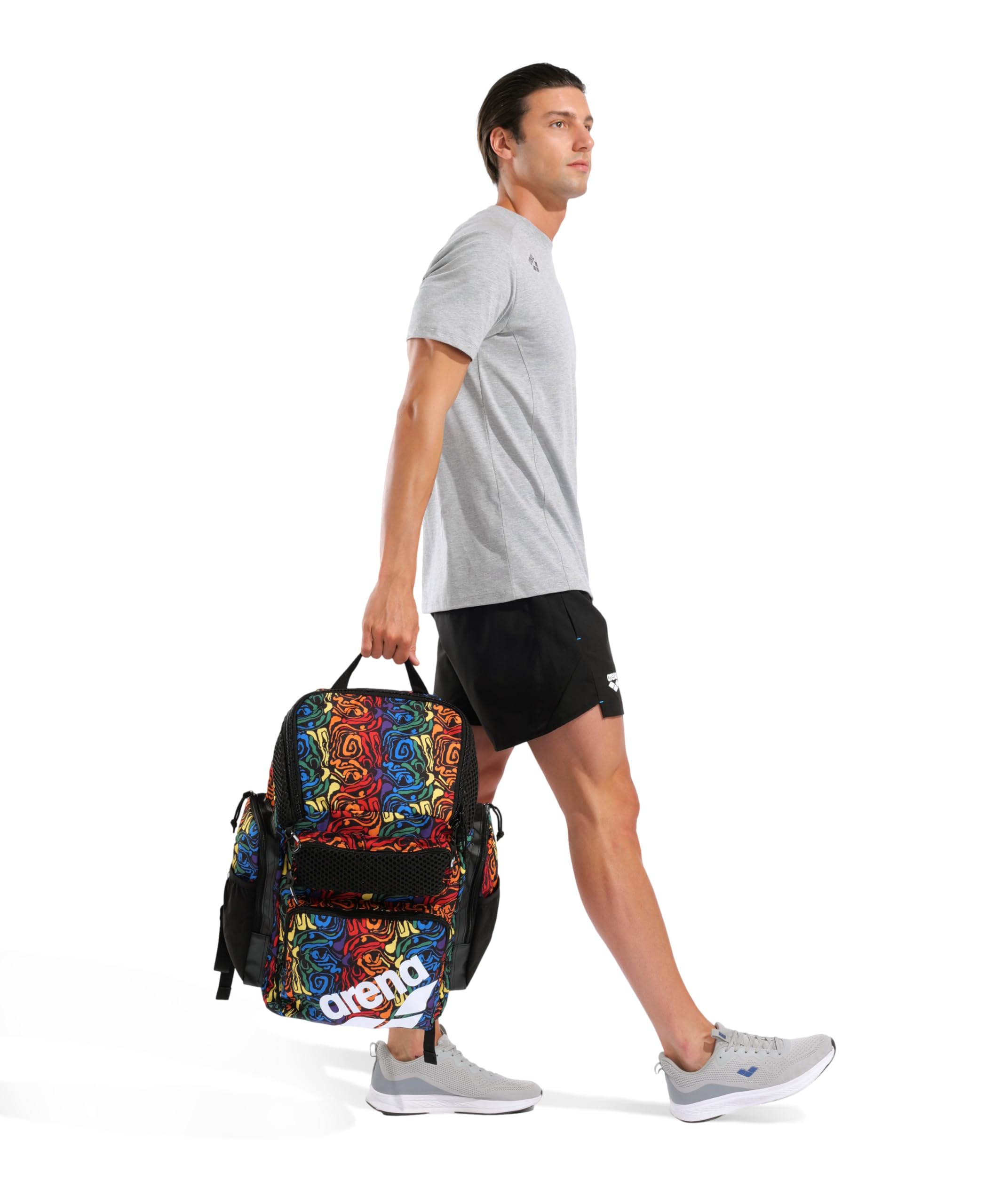 ARENA One Go Backpack 45 Liters Swimmer Athlete Daypack Large Size Equipment Swim Bag - Image 9