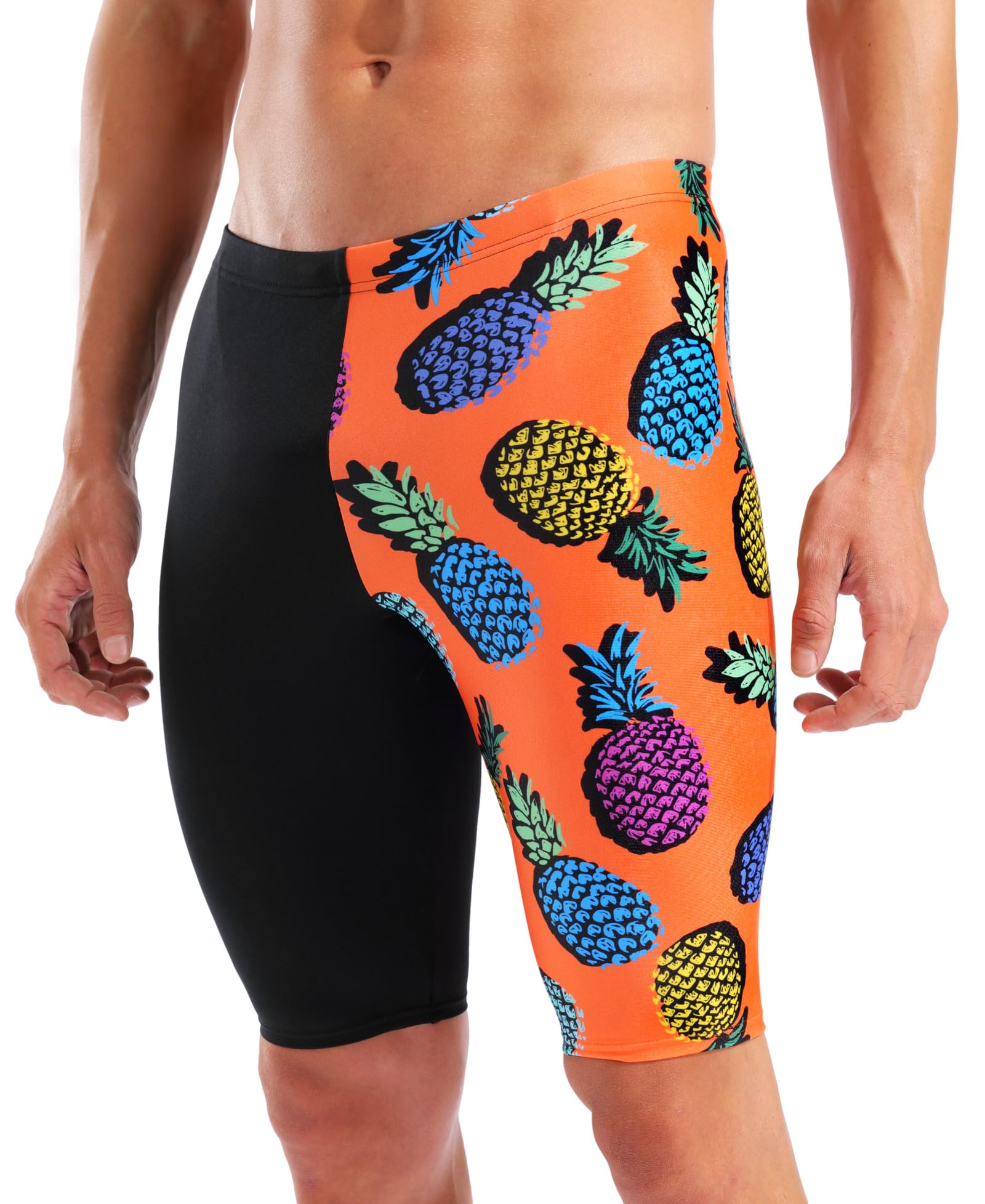 ARENA Performance Men's Swim Jammer MaxLife Athletic Practice Knee Length Swimsuit Short Competitive Training Bathing Suit - Image 4