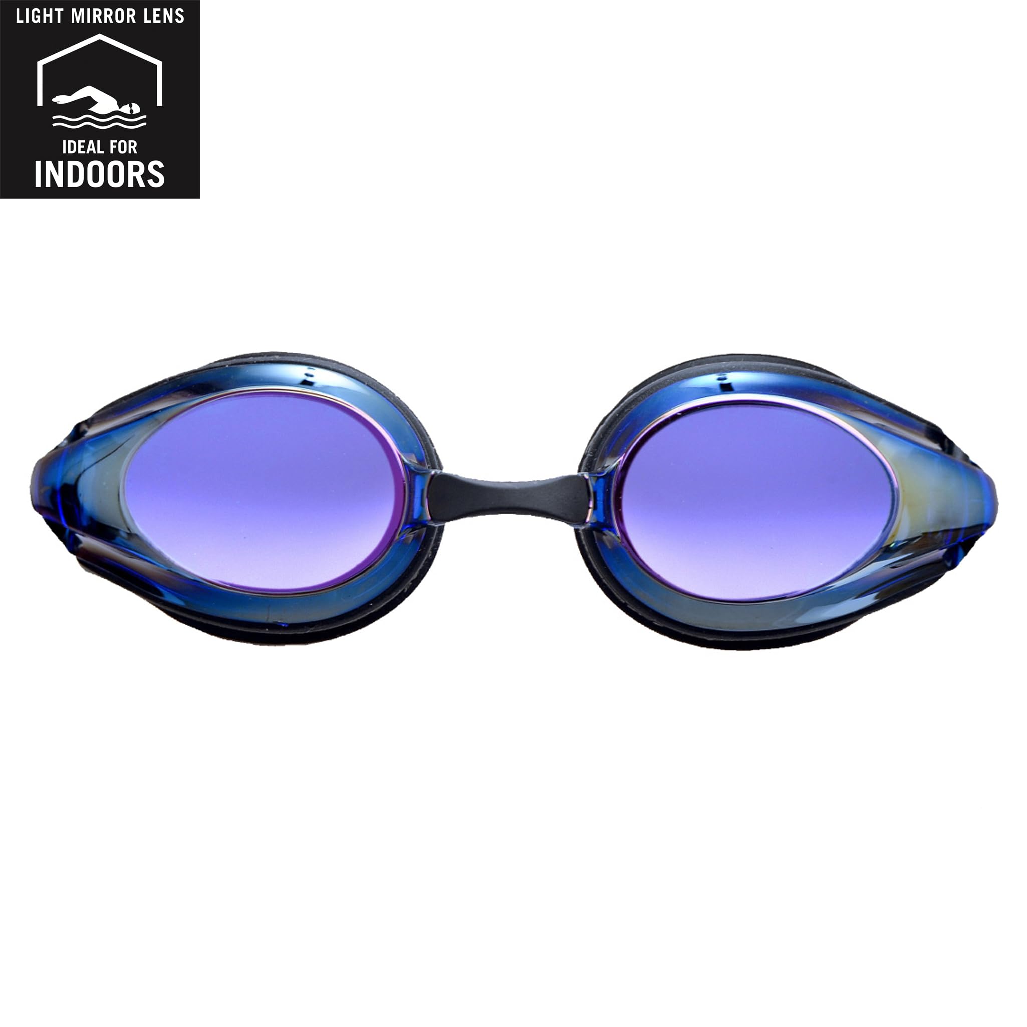 Arena Tracks Unisex Adult Essential Racing Swim Goggles Competitive Swimmers FINA-Approved Anti-Fog Mirror/Non-Mirror Lens - Image 3