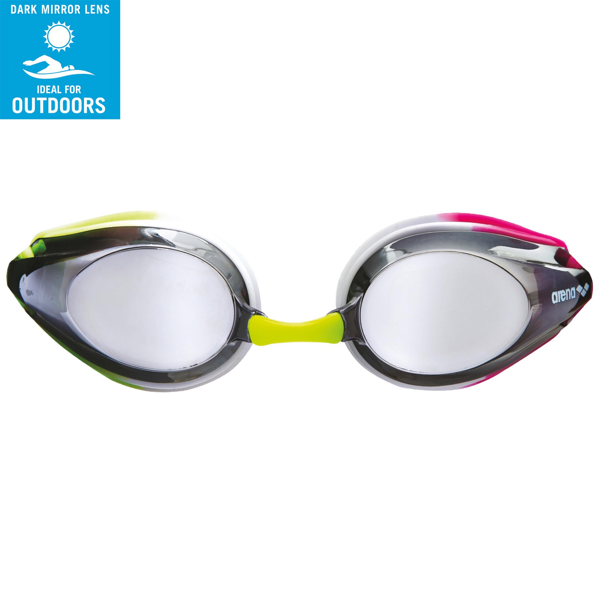 Arena Tracks Unisex Adult Essential Racing Swim Goggles Competitive Swimmers FINA-Approved Anti-Fog Mirror/Non-Mirror Lens - Image 3