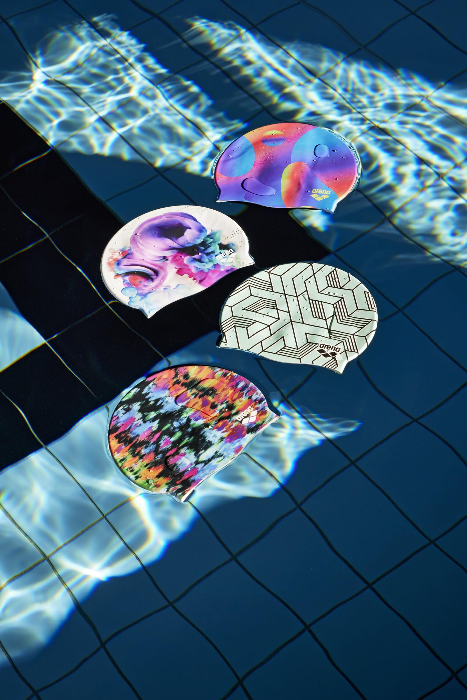 Arena Unisex Adult Poolish Molded Silicone Swim Cap for Intensive Training and Swimming Comfortable Elastic Fit, One Size - Image 5