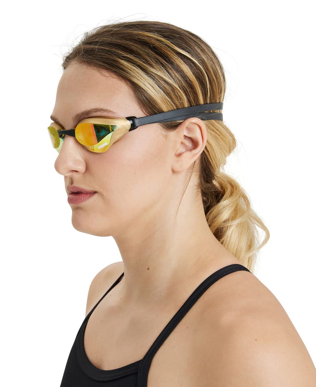 Arena Unisex Cobra Core Swipe Anti-Fog Racing Swim Goggles for Men and Women Polycarbonate Mirror/Non-Mirror Lens - Image 4