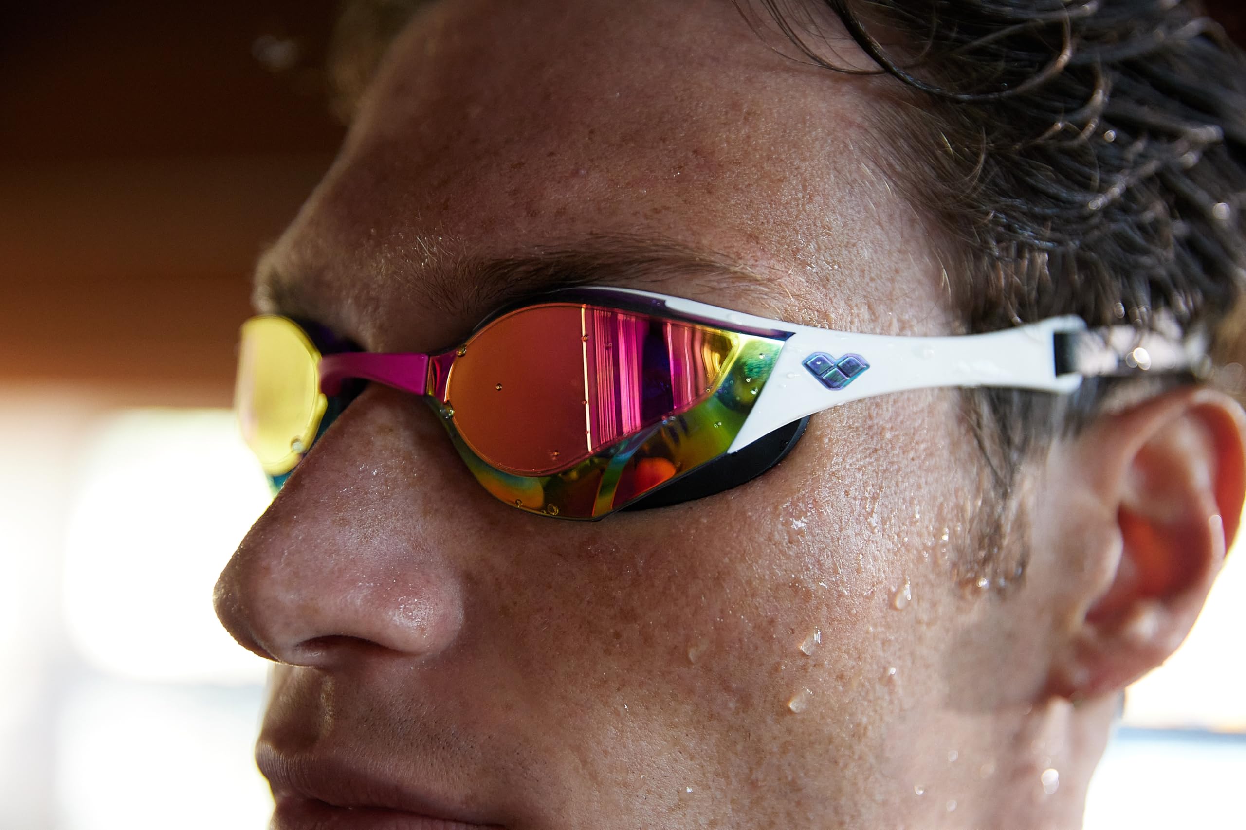 ARENA Unisex Cobra Edge Swipe Anti-Fog Racing Swim Goggles for Men and Women Polycarbonate Mirror/Non-Mirror Lens - Image 5