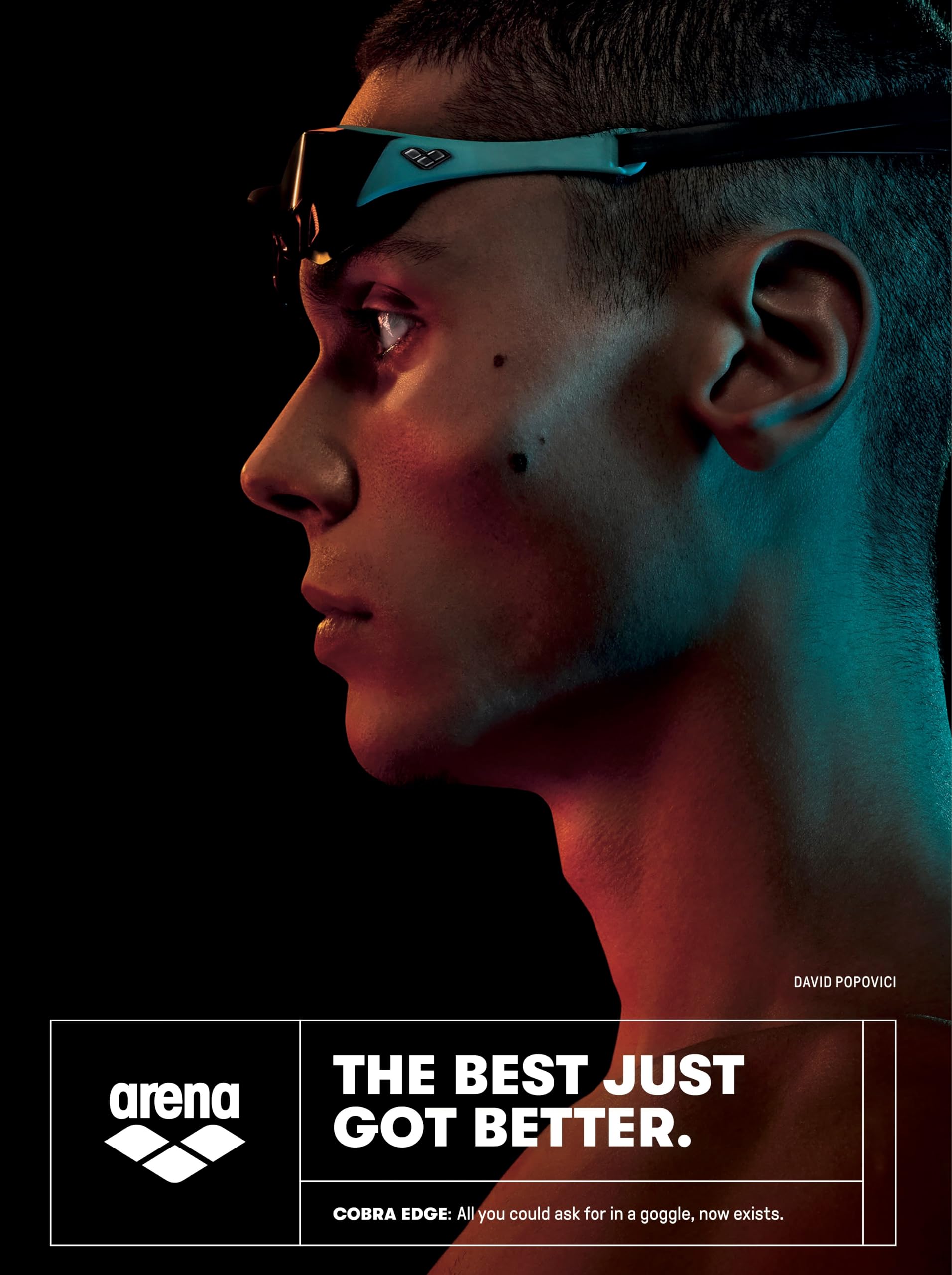 ARENA Unisex Cobra Edge Swipe Anti-Fog Racing Swim Goggles for Men and Women Polycarbonate Mirror/Non-Mirror Lens - Image 6