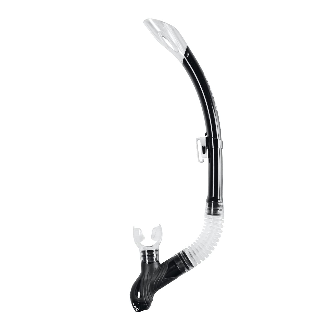 Arena Unisex Adult Premium Snorkeling Gear Set Tempered Double Lens Mask Large Strap, Black/Clear/Black - Image 3