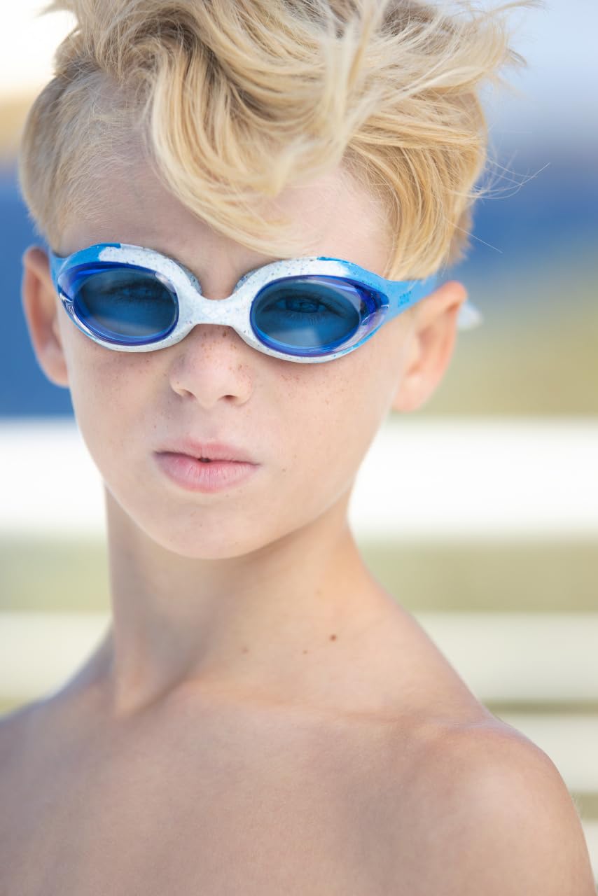 ARENA Unisex Youth Spider Junior Swim Goggles Girls and Boys Ages 6 to 12 Fogless Lenses Easy to Adjust Strap No Leak - Image 7